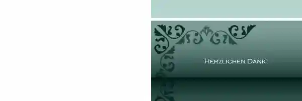 Dankeskarte Briefpapier quer