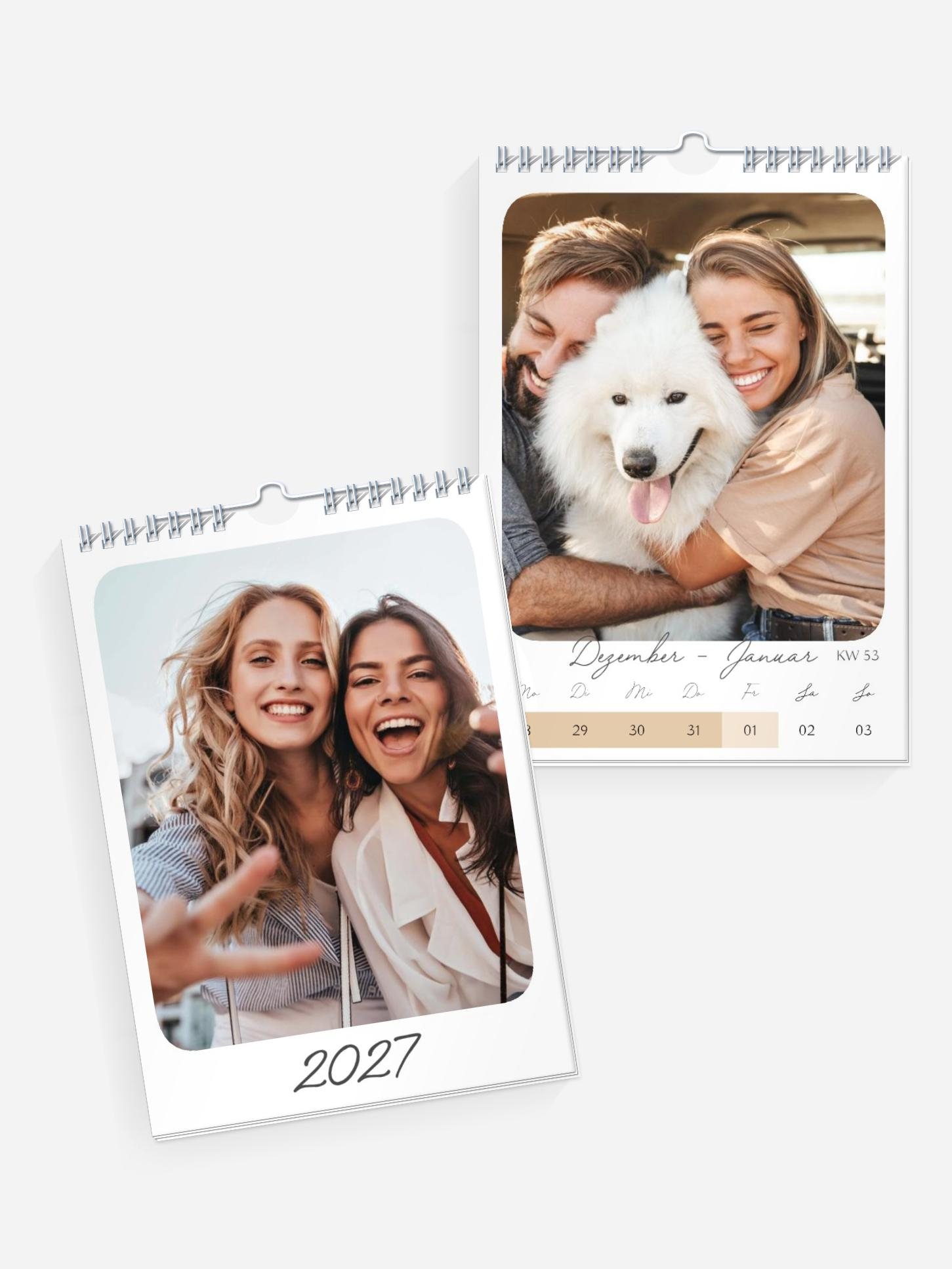 Wochen-Wandkalender Abgerundet Wochen-Wandkalender Abgerundet