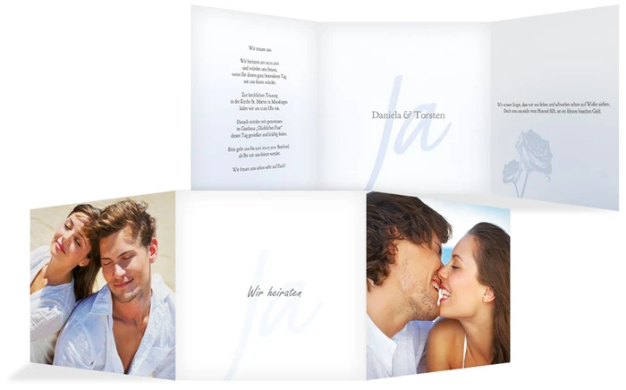 Hochzeitseinladung 3 Vermählung