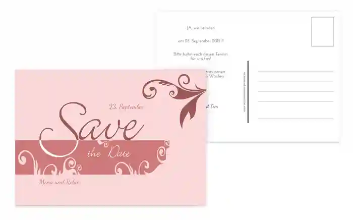 Save the Date Squiggle Square Save the Date Squiggle Square