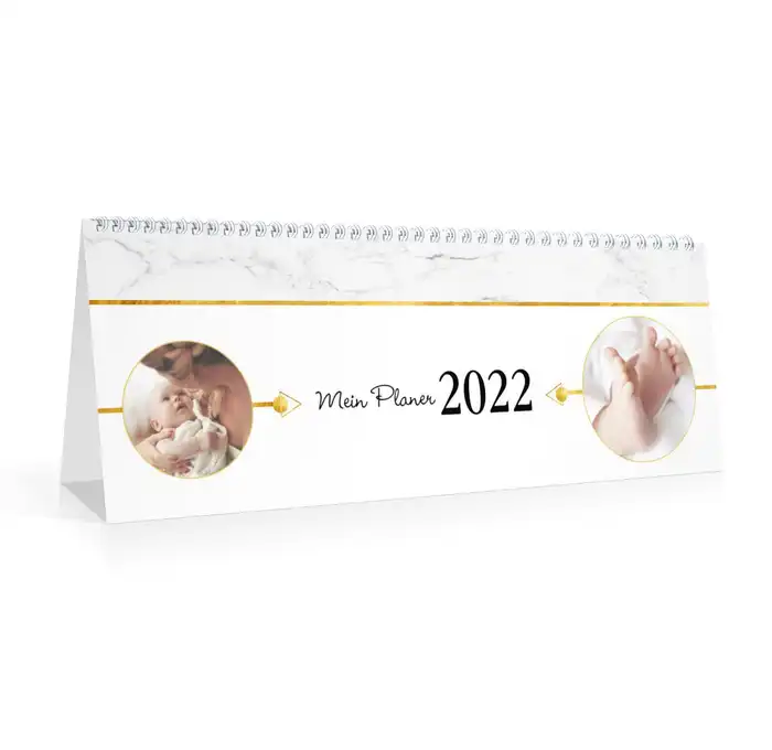 Terminplaner/Wochenplaner Marble & Gold