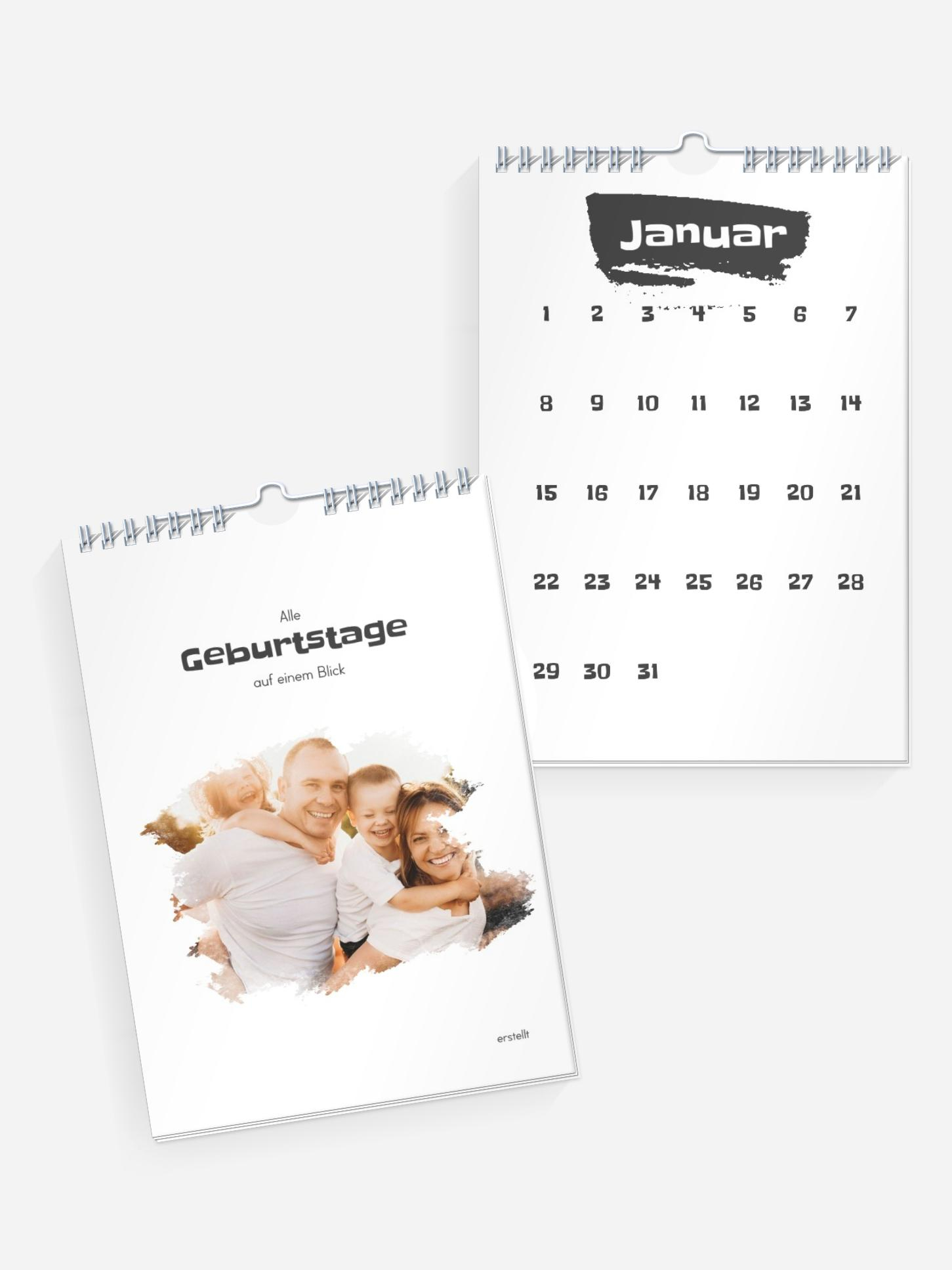 Geburtstagskalender Geburtstage auf einem Wisch Geburtstagskalender Geburtstage auf einem Wisch
