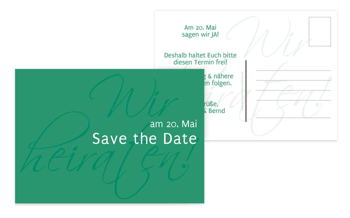 Save the Date Liebesbrief Save the Date Liebesbrief