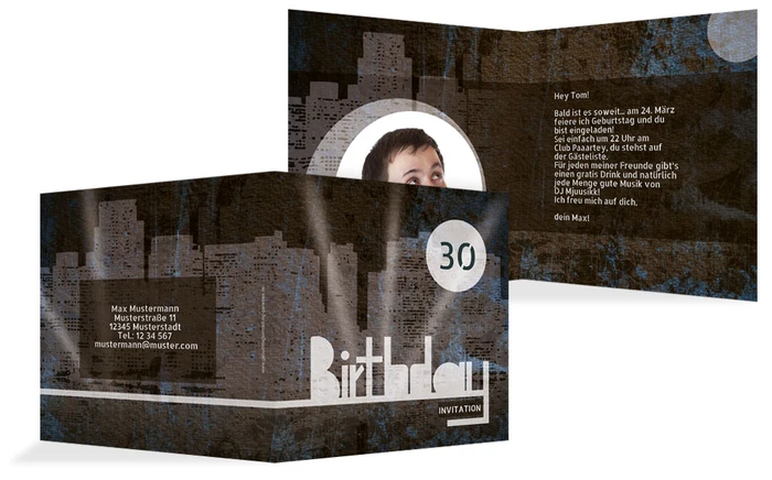 Einladung zum Geburtstag City Lights Foto 30