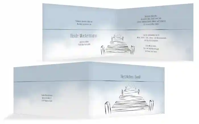 Dankeskarte boardwalk quer