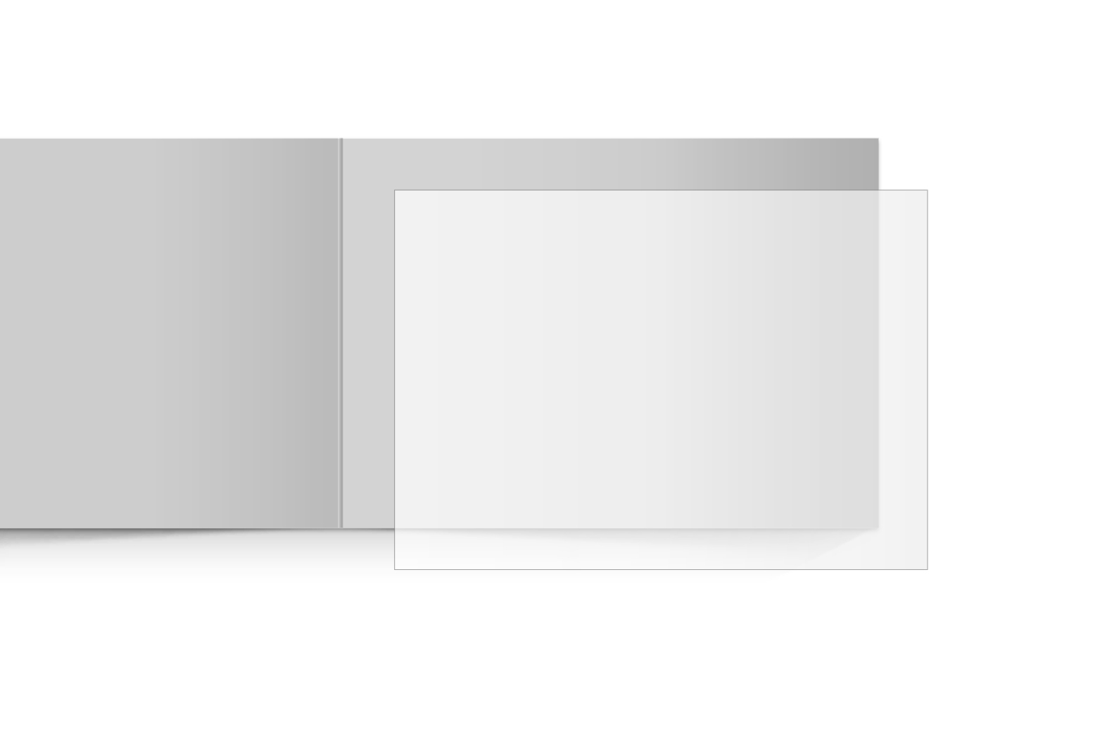 transparentes Einlegeblatt 148x105 mm