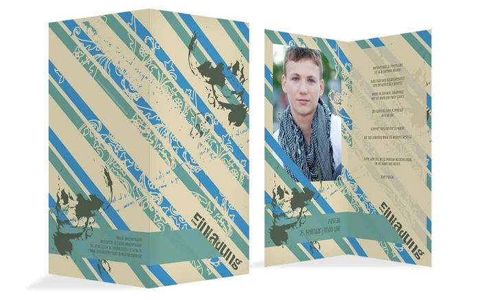 Geburtstagseinladungskarte dangerous Foto