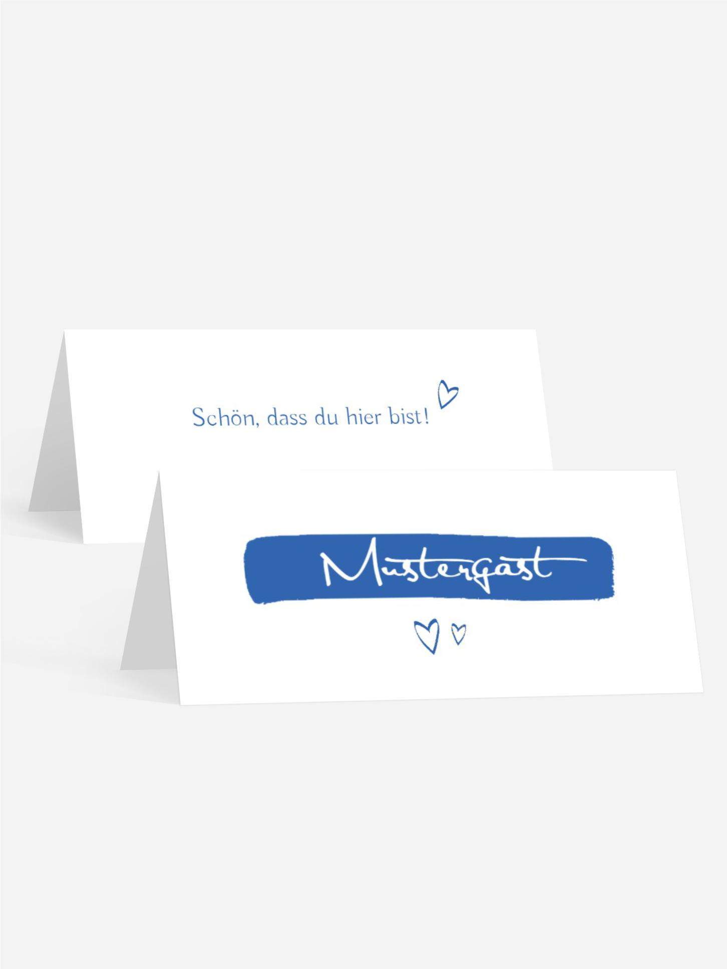 Tischkarte Buchstabenrätsel