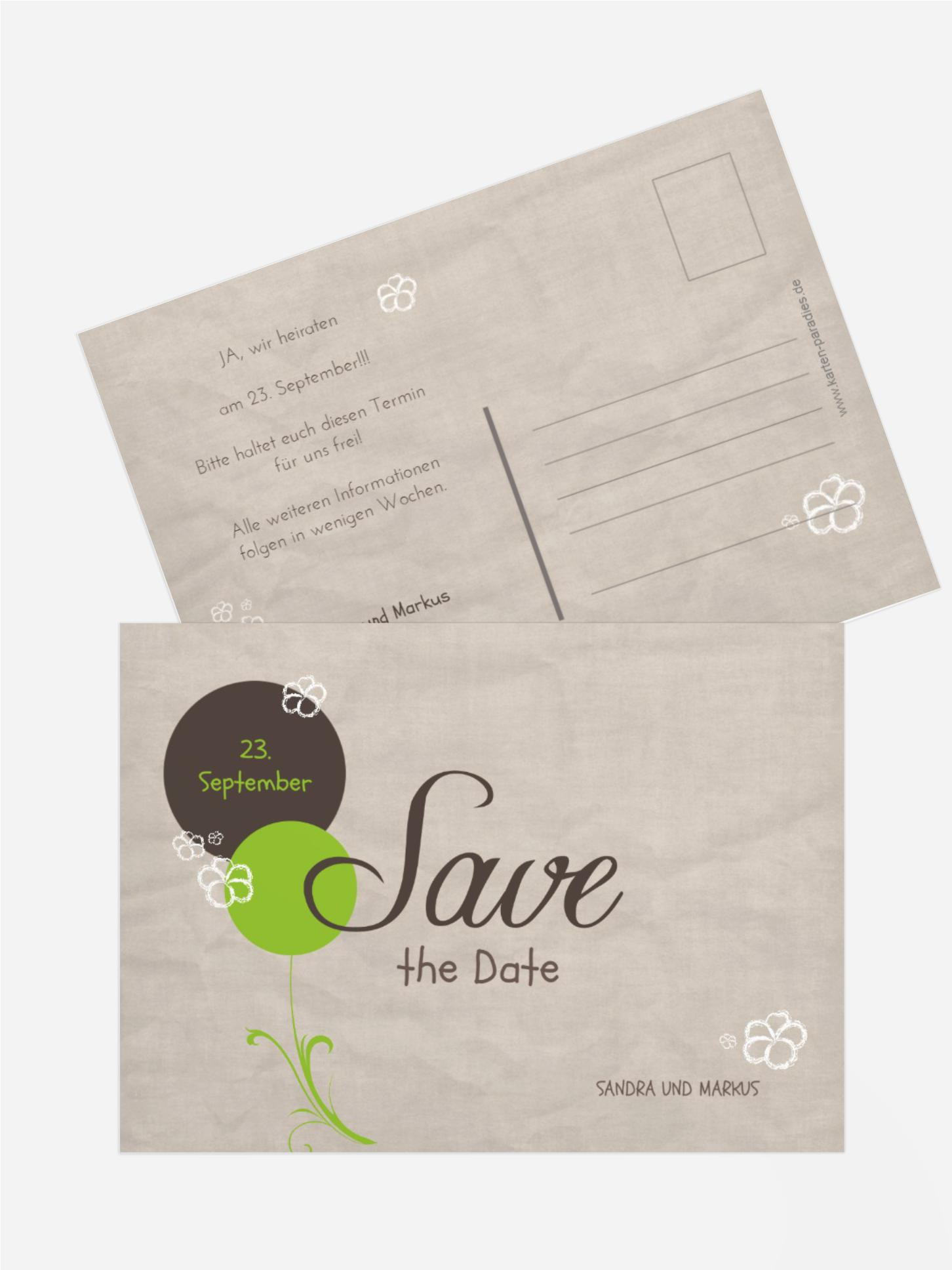 Save the Date Fantasyflower