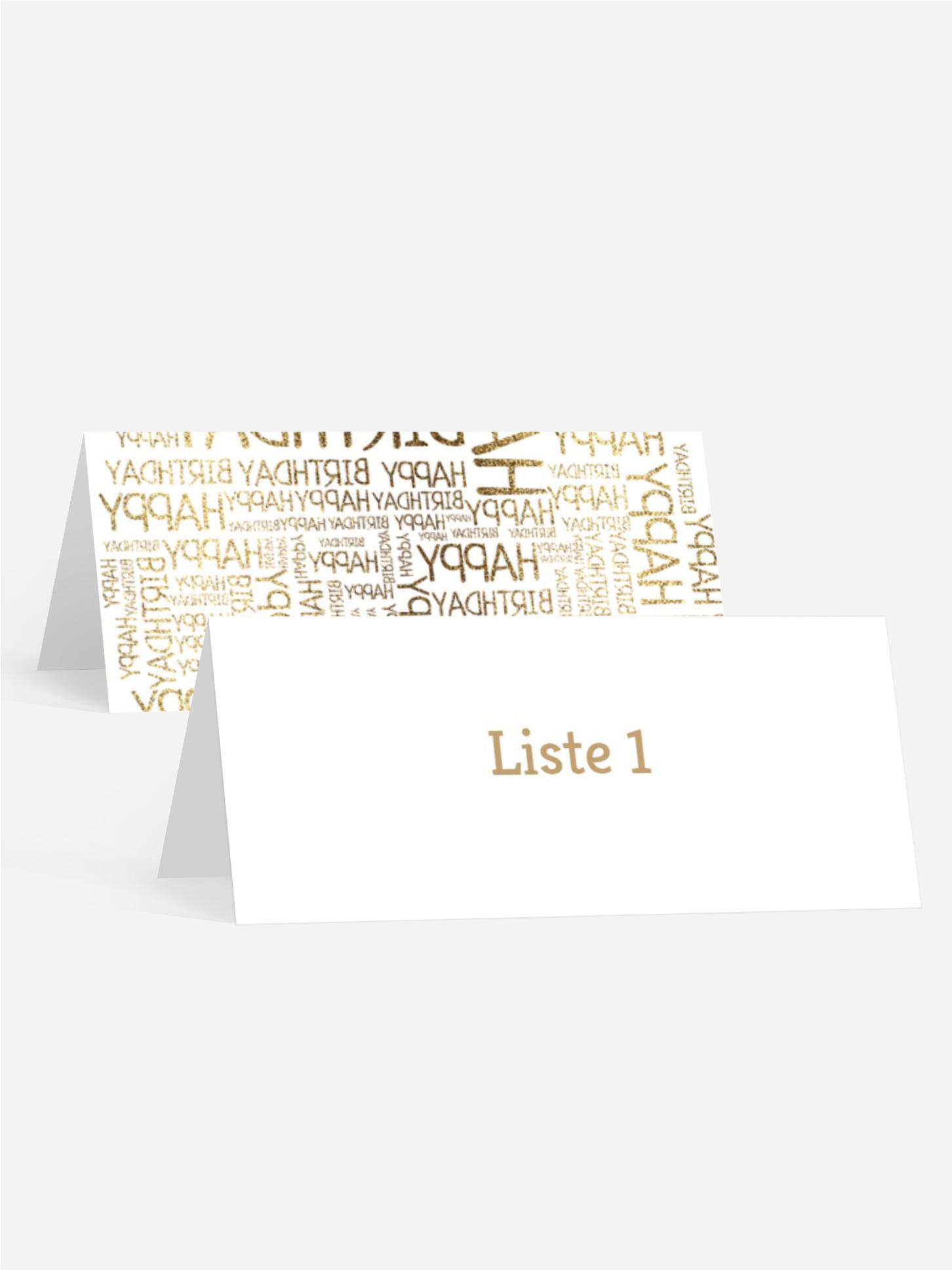 Tischkarte Geburtstag Luftballon