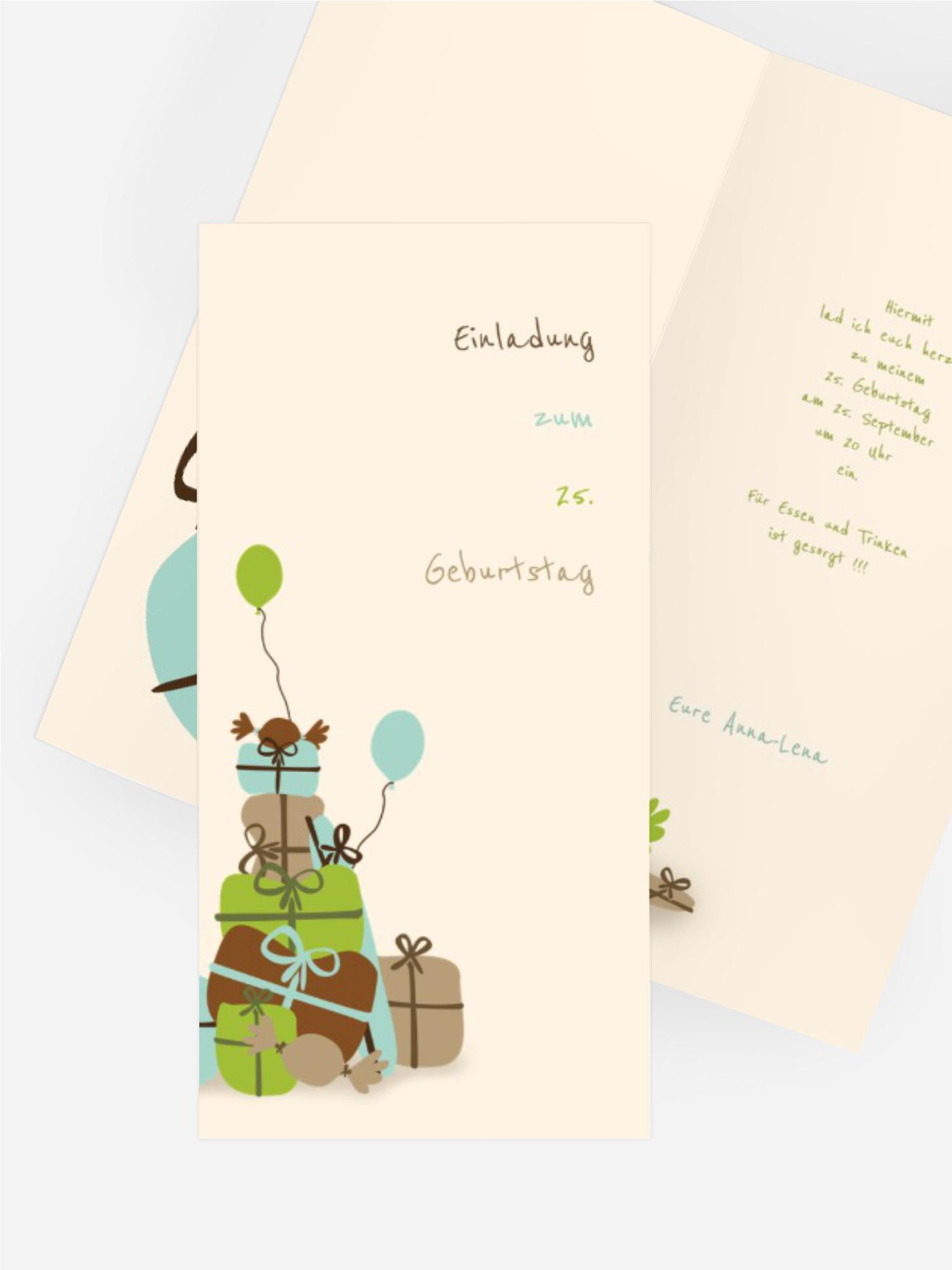 Geburtstagseinladung giftmountain