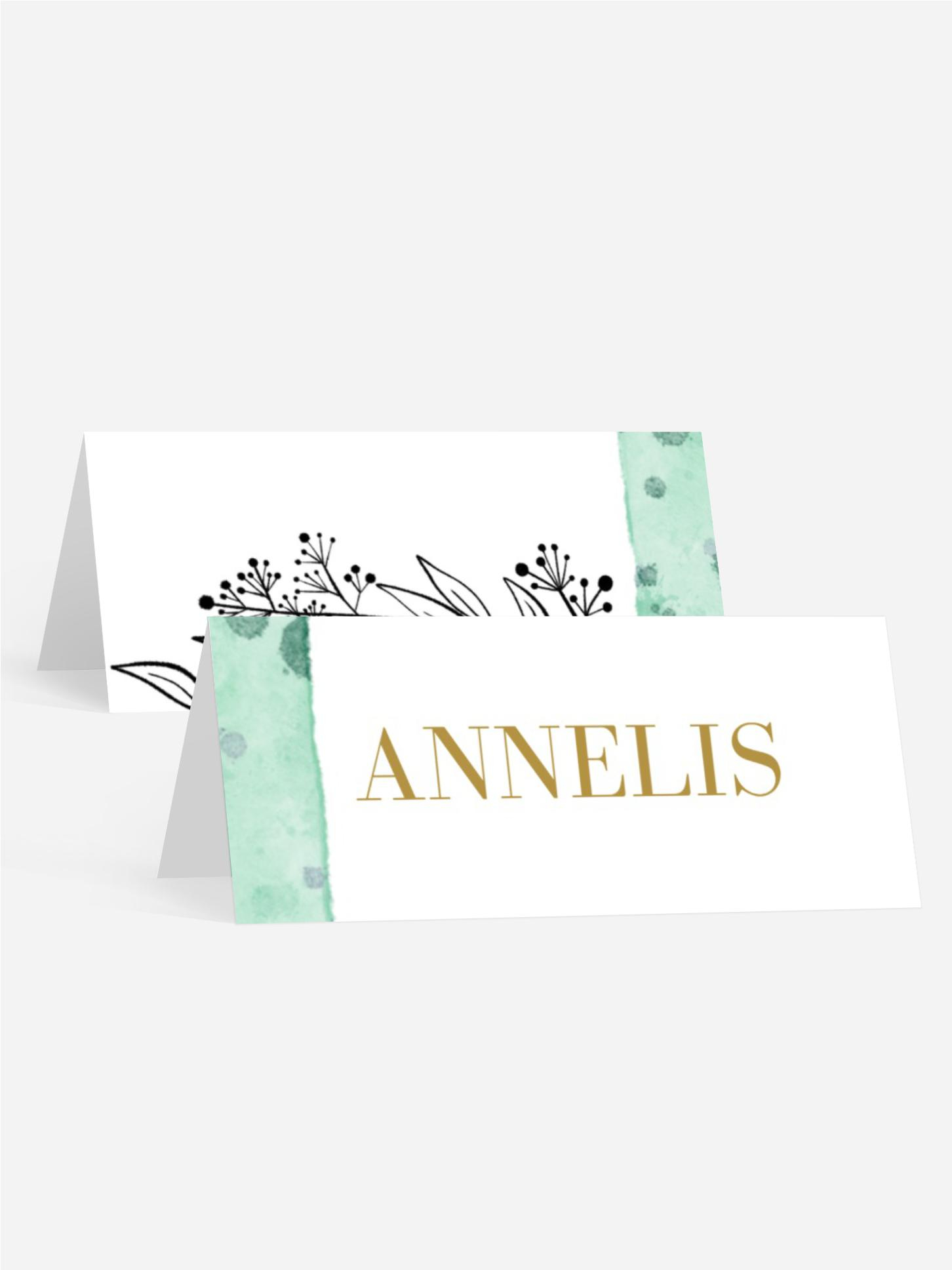 Tischkarte Kommunion In Einem Ast Kreuzen