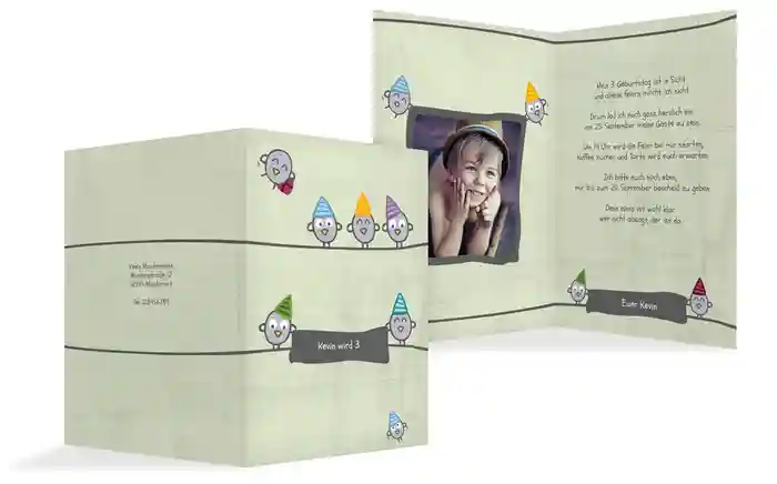 Geburtstagseinladung Vogelfest Foto