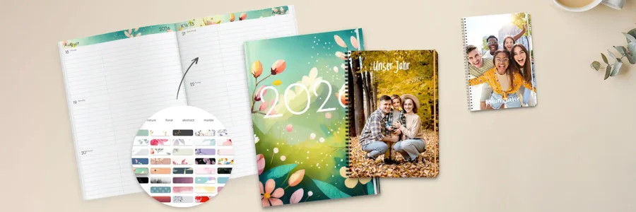 Taschenkalender 2026 selbst gestalten