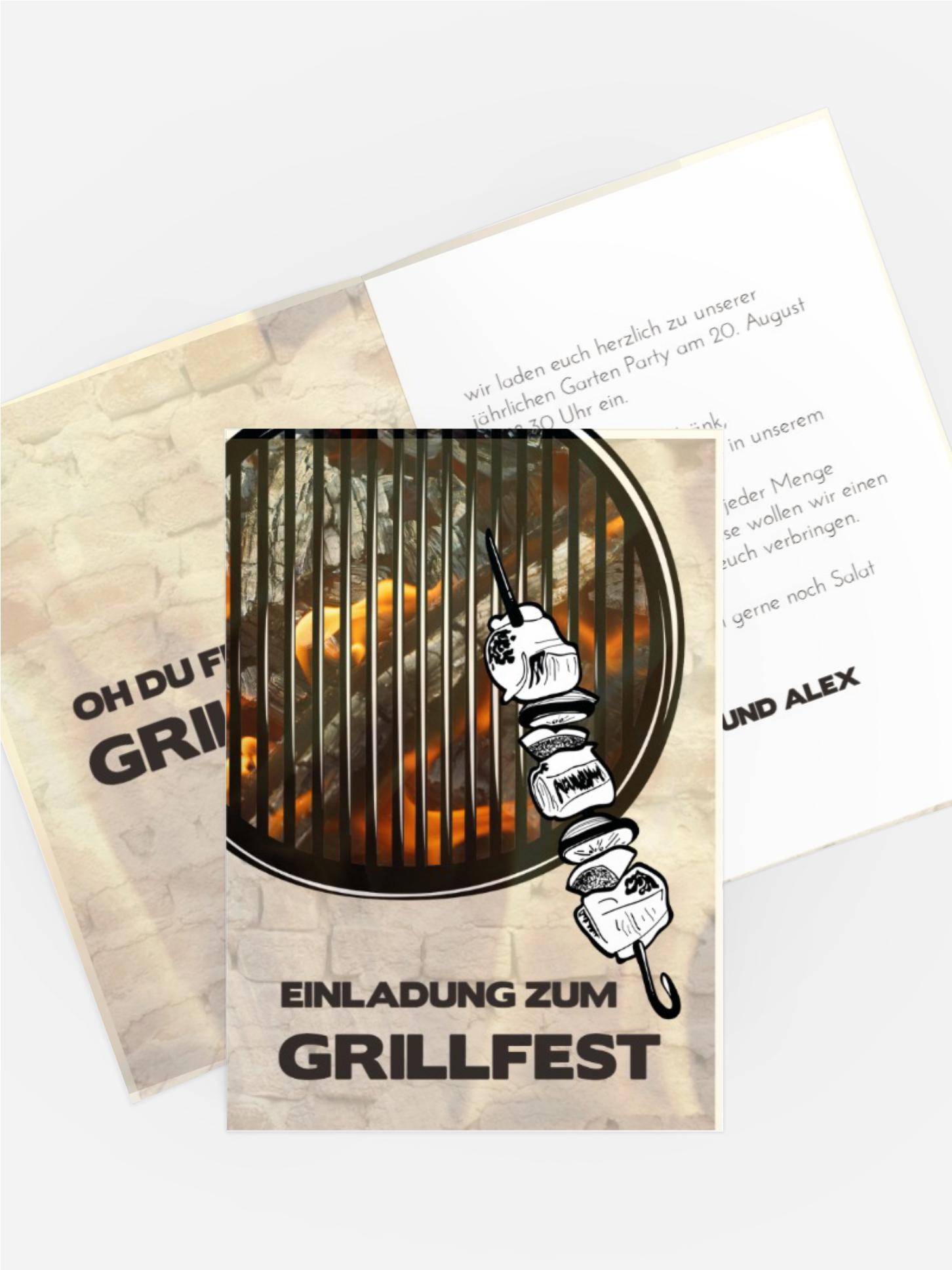 Einladung zum Sommerfest Grillfest