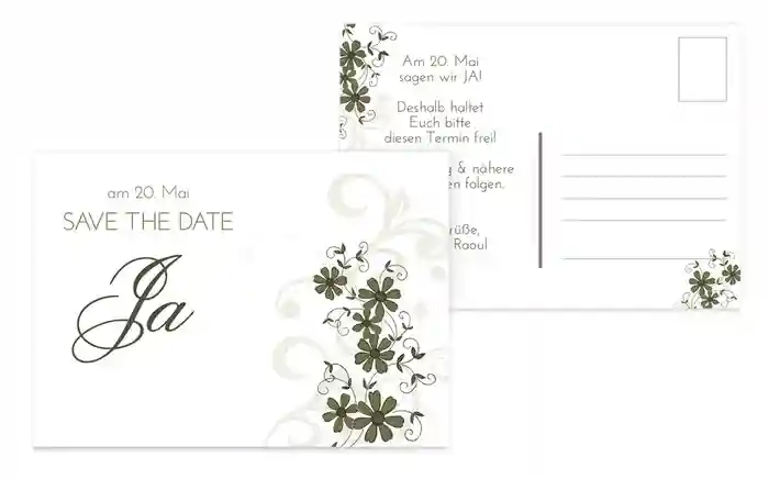 Save the Date Karte » Ranke Save the Date Karte » Ranke