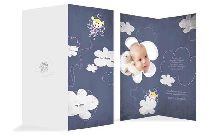 Taufkarte Danke Engelchen
