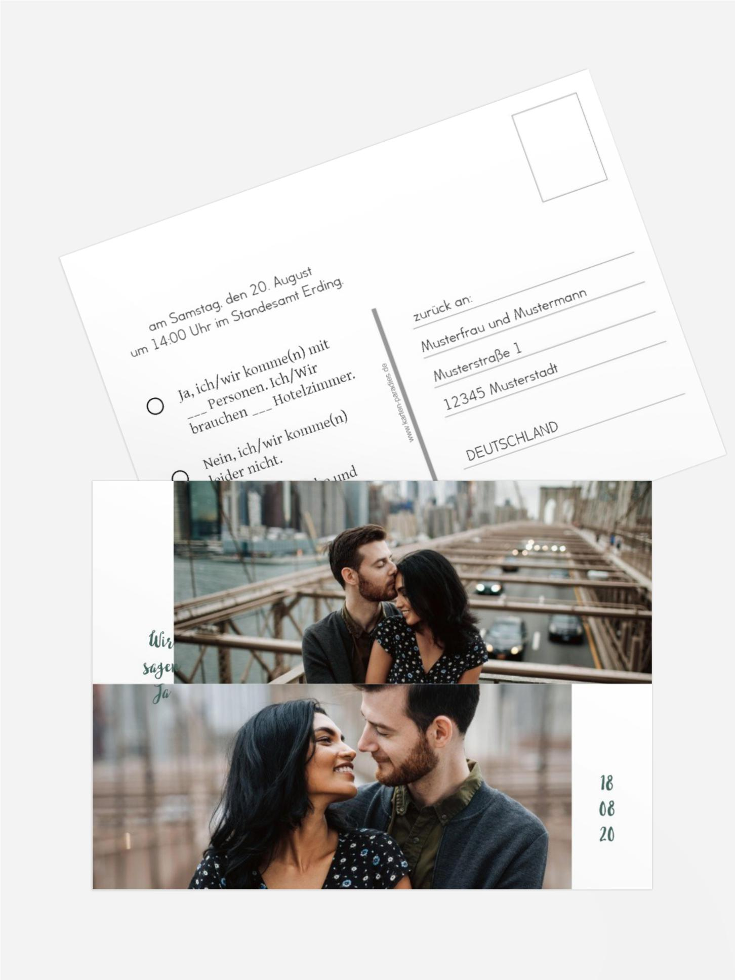 Antwortkarte Ich Du Wir