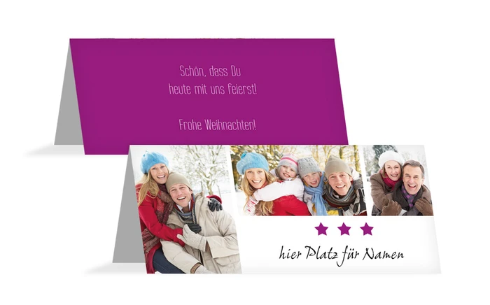 Weihnachtstischkarte Bilder