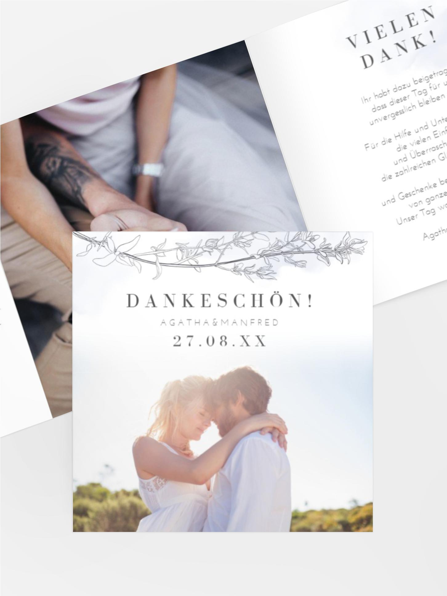 Dankeskarte Edler Zusammenhalt