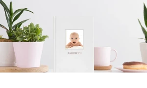 Fotobuch mit Baby auf Cover gestalten