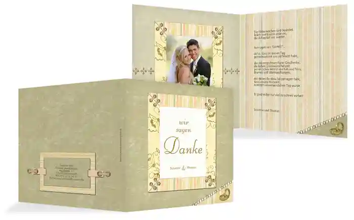 Dankeskarte Bund fürs Leben