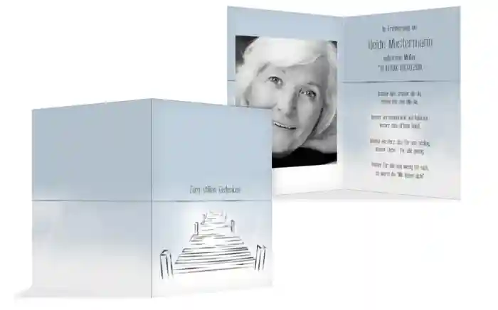 Sterbebildkarte boardwalk