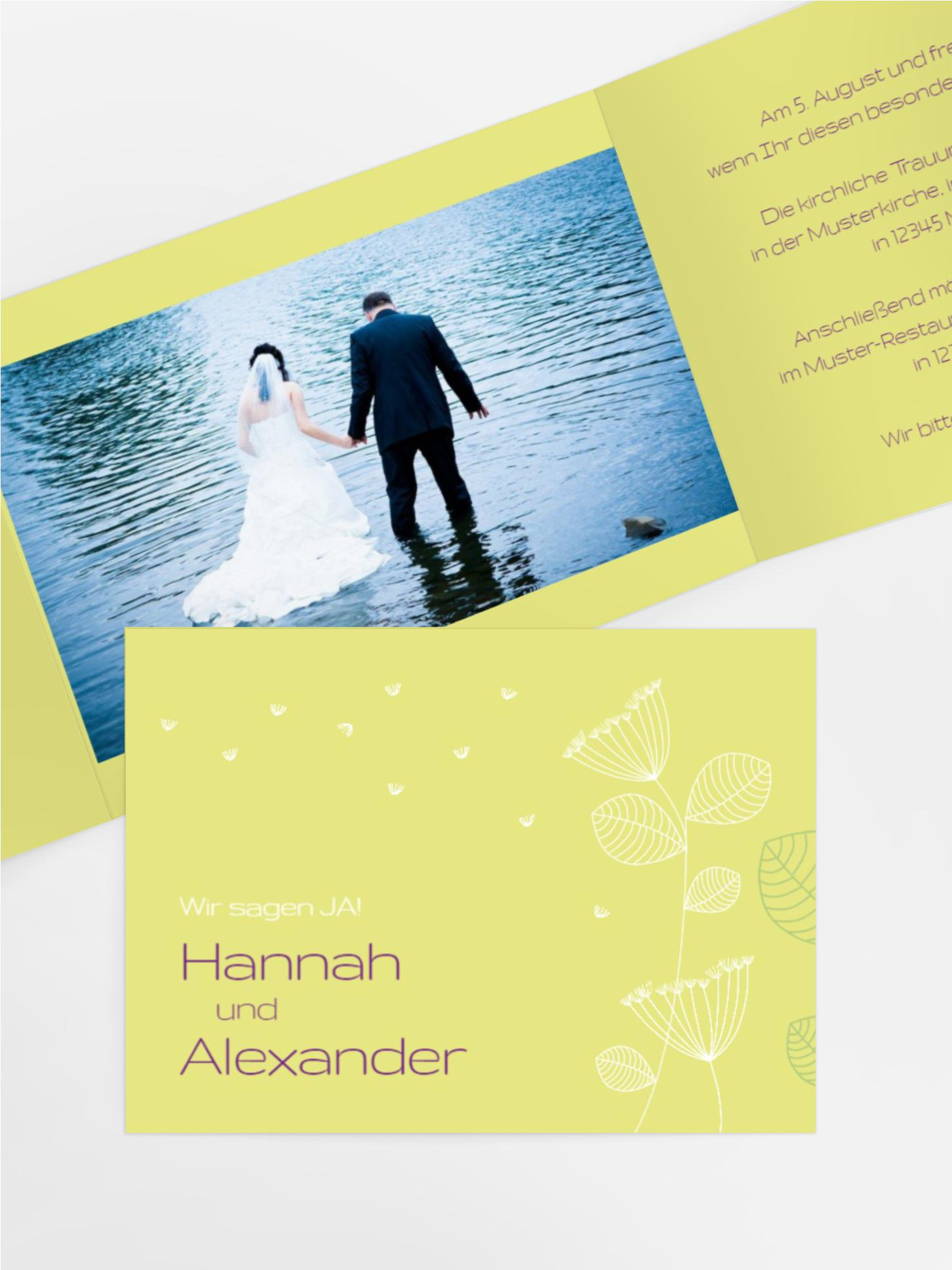 Einladung Pusteblume