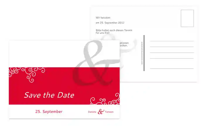 Save the Date Band der Liebe Save the Date Band der Liebe