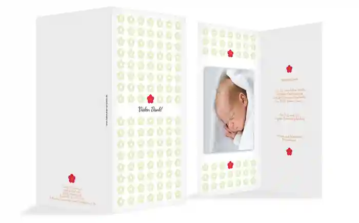 Taufe Danksagung Blumentapete Taufe Danksagung Blumentapete