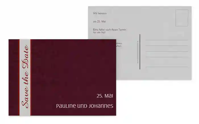Save the Date Karte Für immer