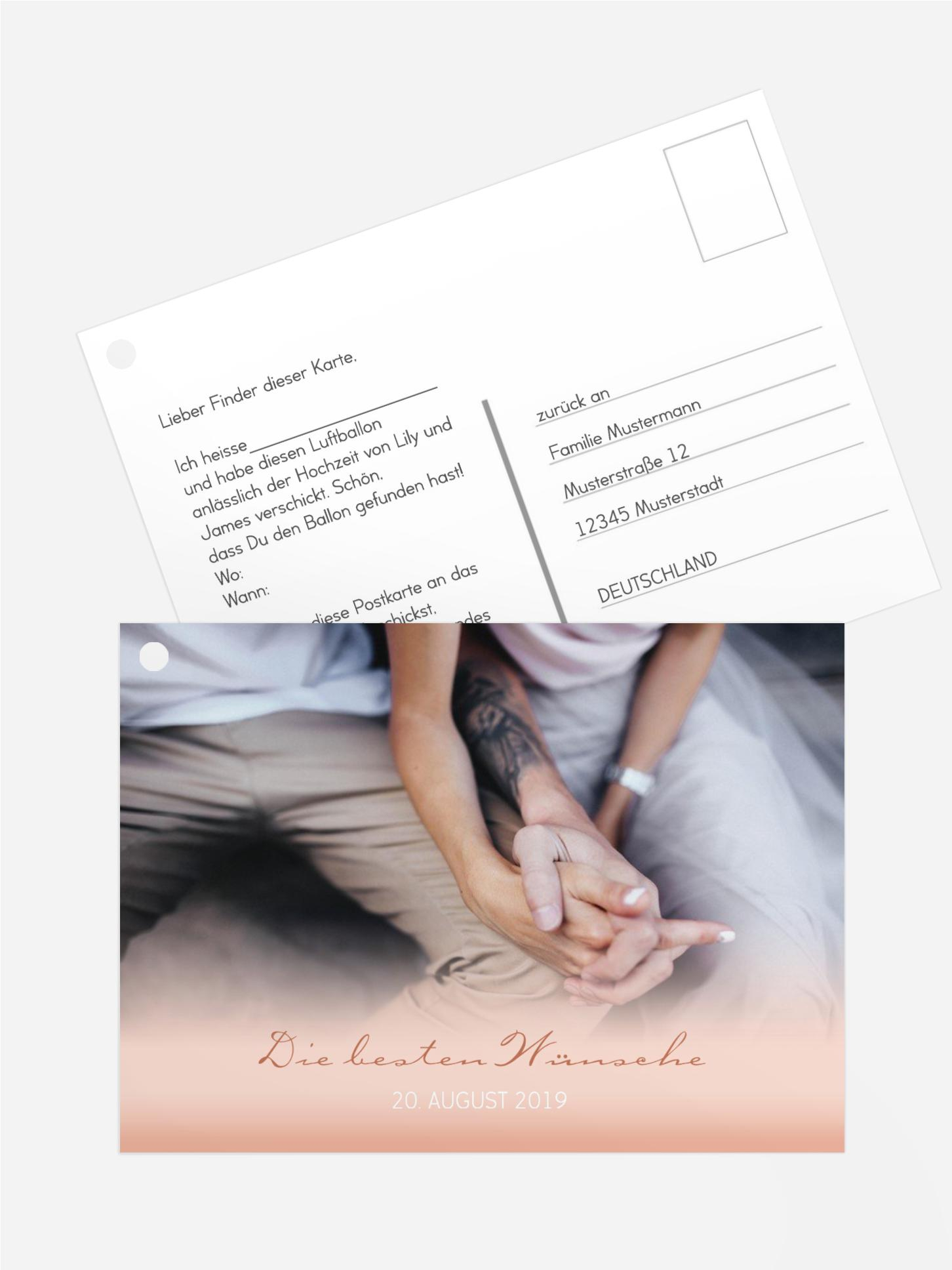 Ballonflugkarte Dezent