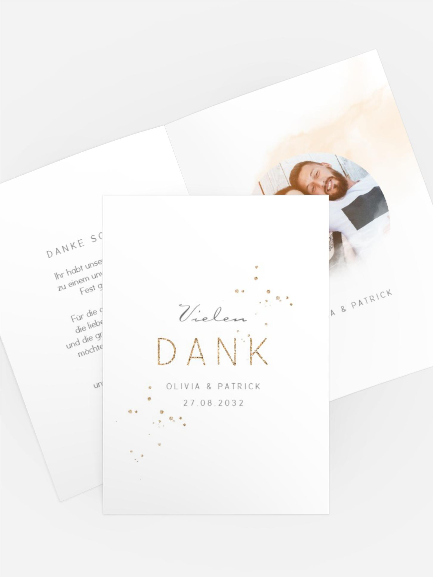 Dankeskarte Sanfter Nebel