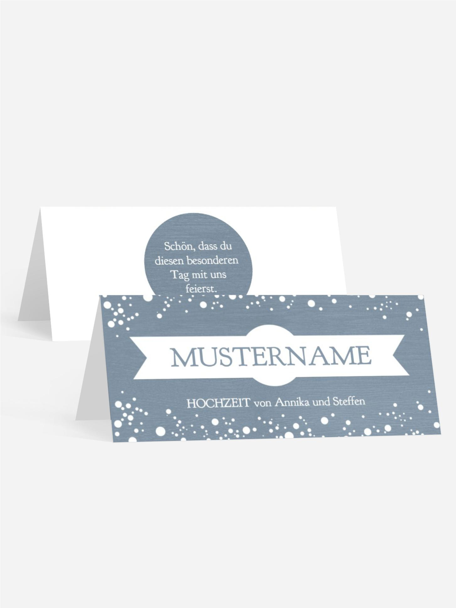 Tischkarte Funkenflug