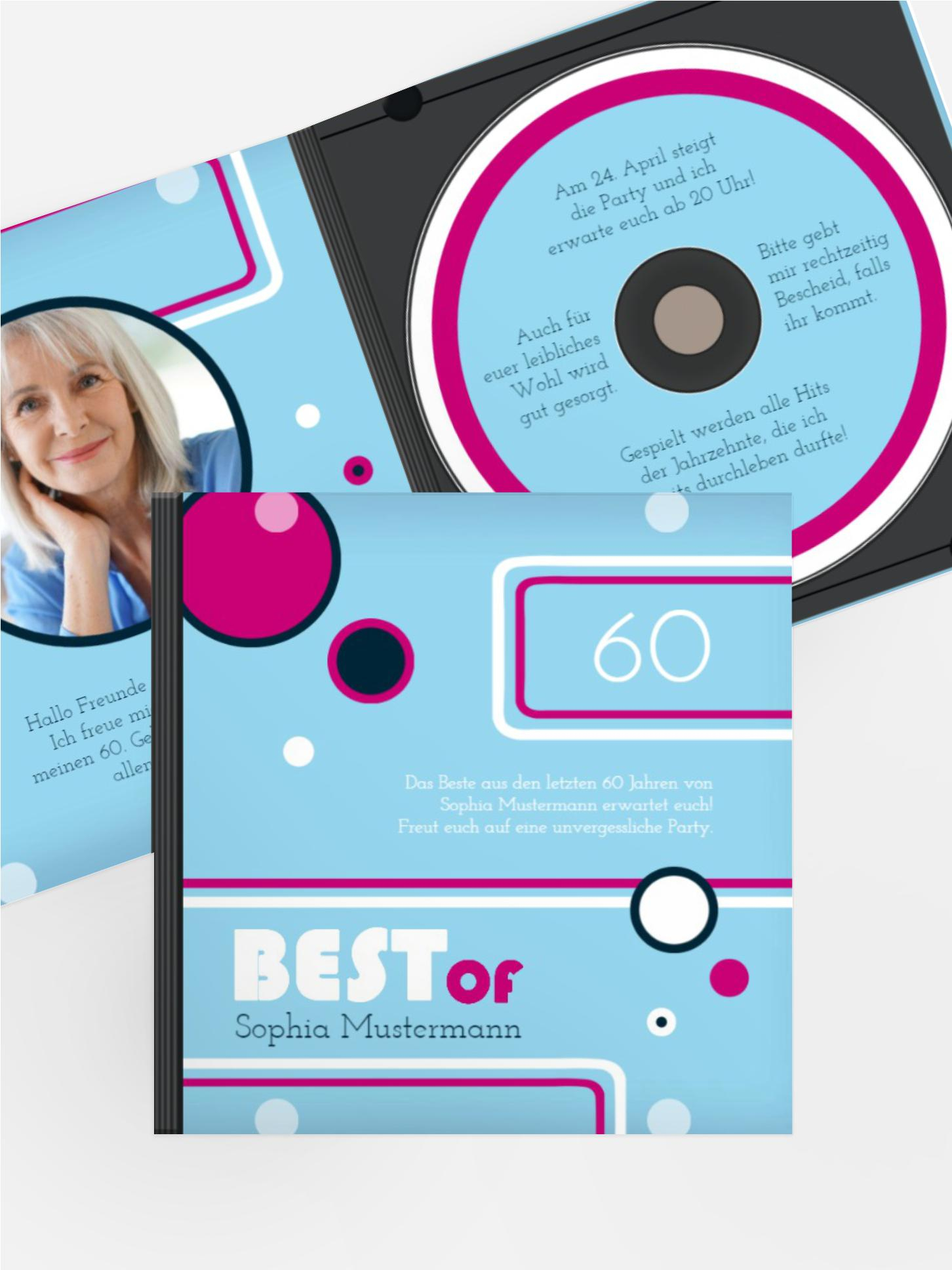 Geburtstagseinladung Best Of CD Foto 60