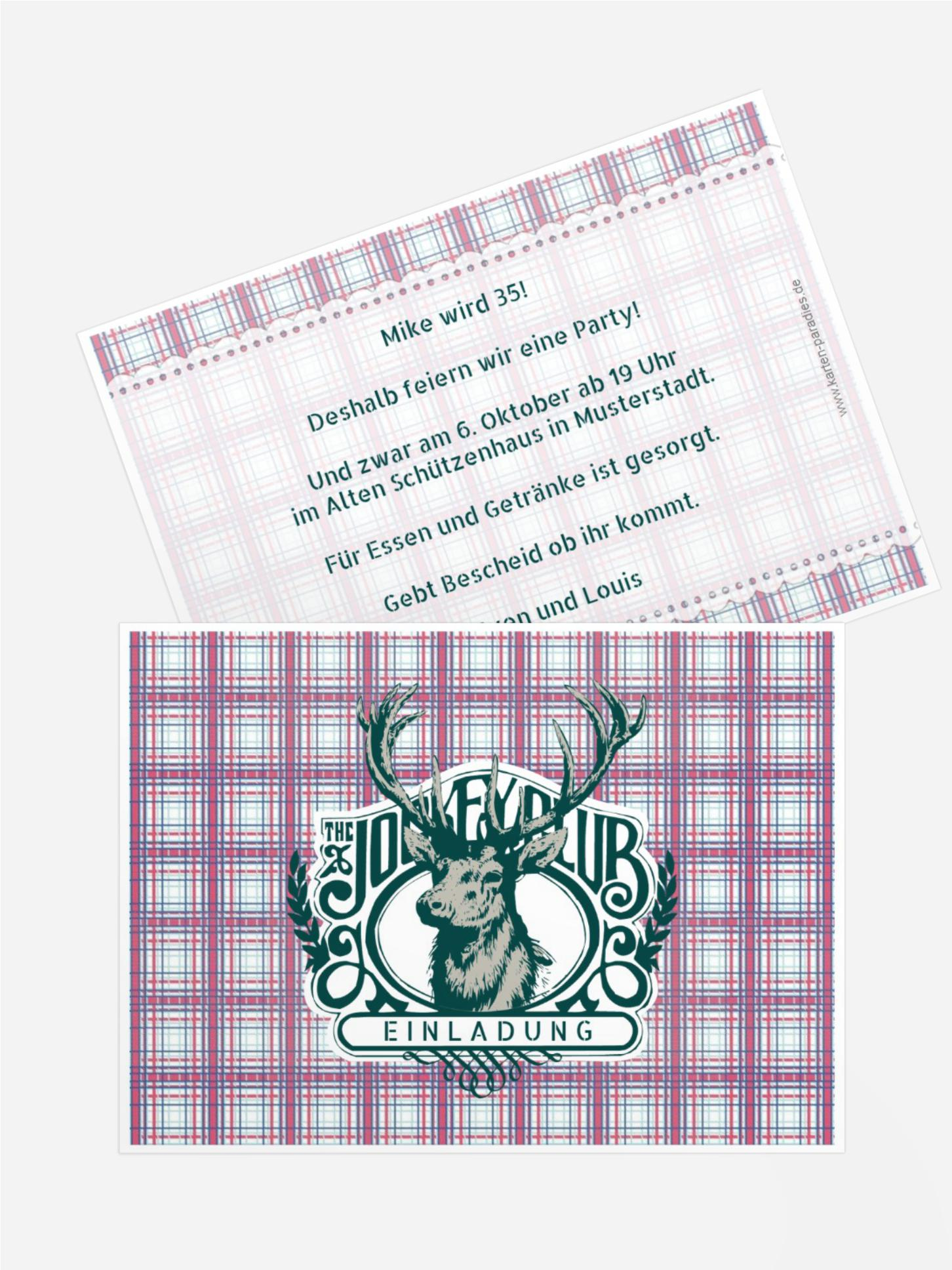 Geburtstagskarte Trachtenzauber