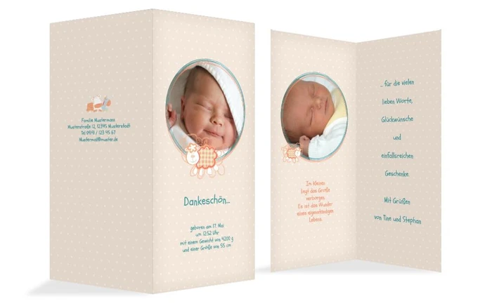 Geburtskarte Danke Schaf Geburtskarte Danke Schaf