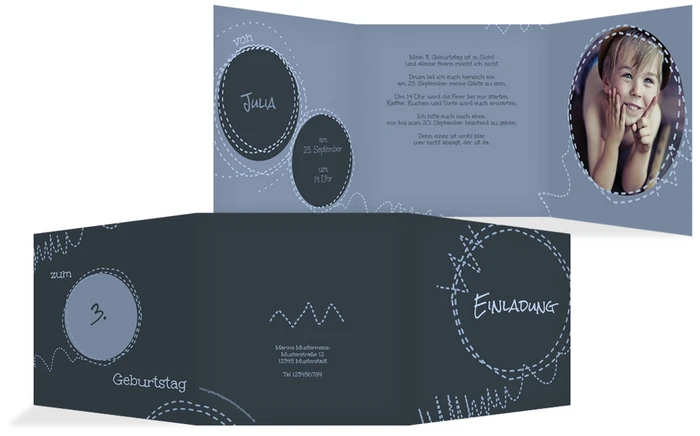Geburtstagseinladung Flicken Foto Geburtstagseinladung Flicken Foto