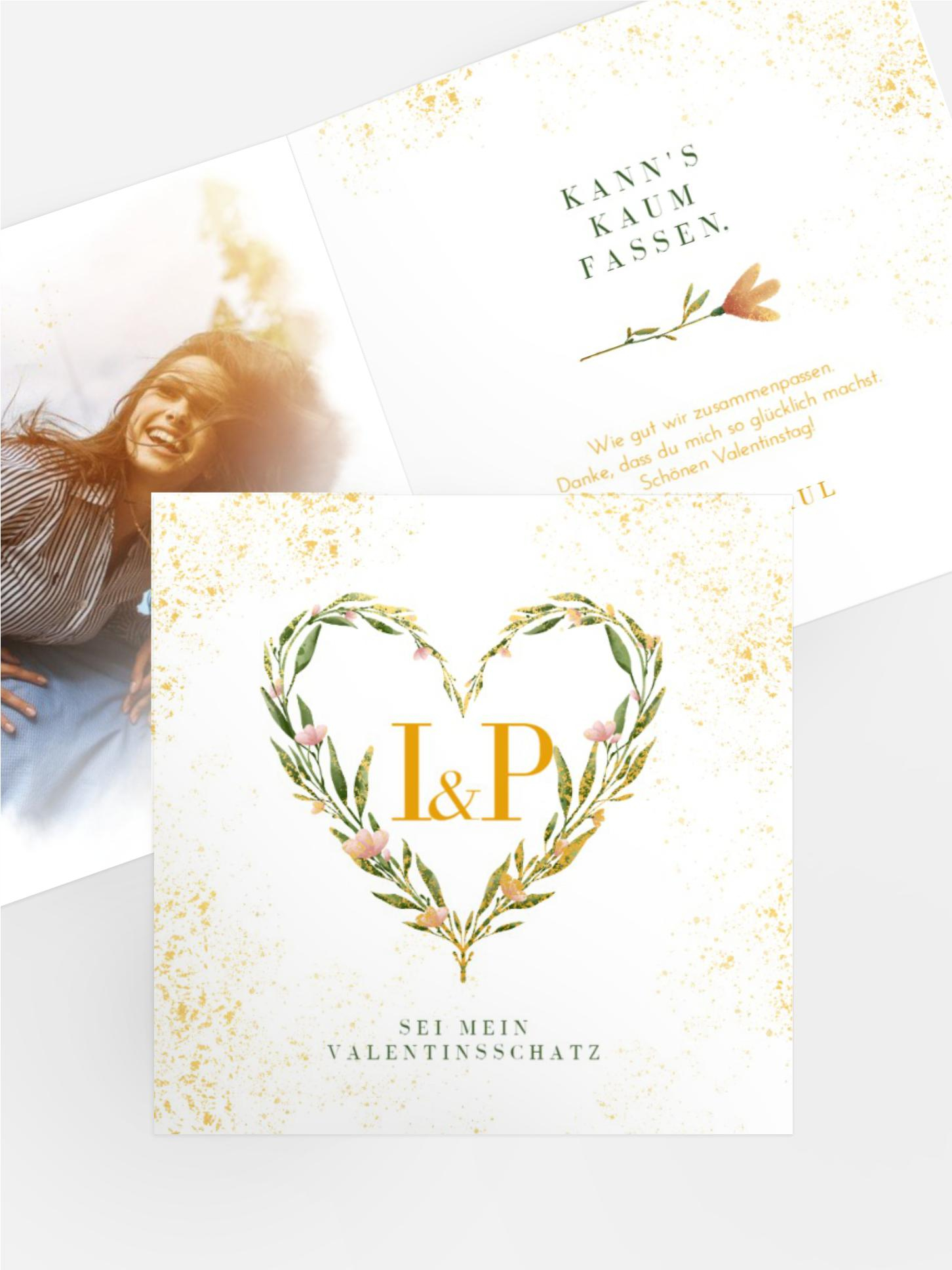 Valentinskarte Glückliches Paar