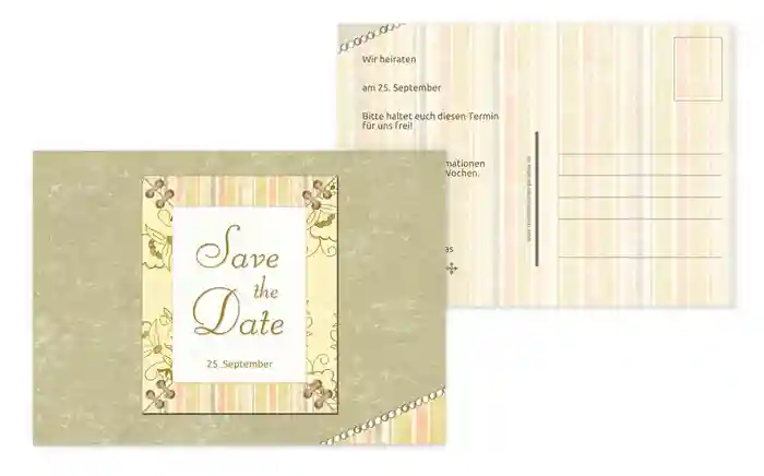 Save the Date Bund fürs Leben