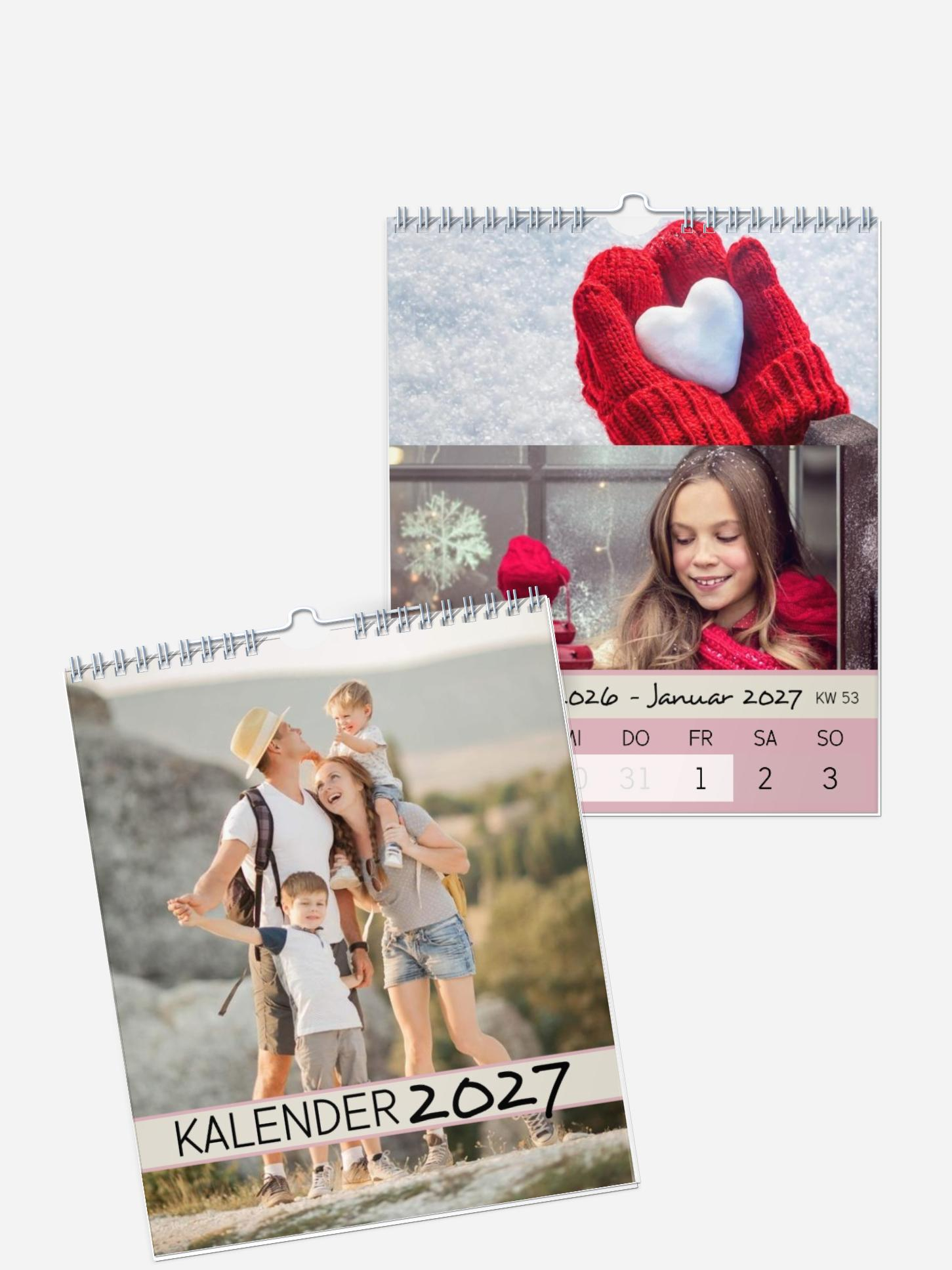 Wochen-Wandkalender Farbenspiel