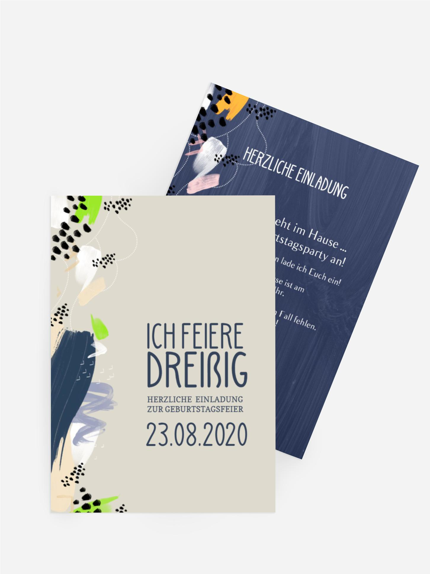 Geburtstagseinladung  Indian summer