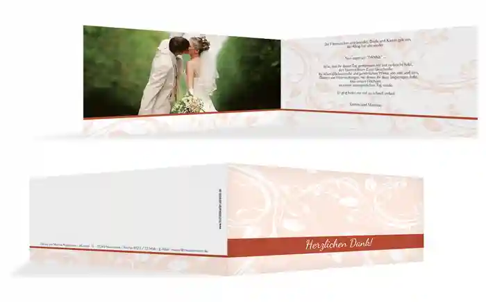 Dankeskarte Blättertraum