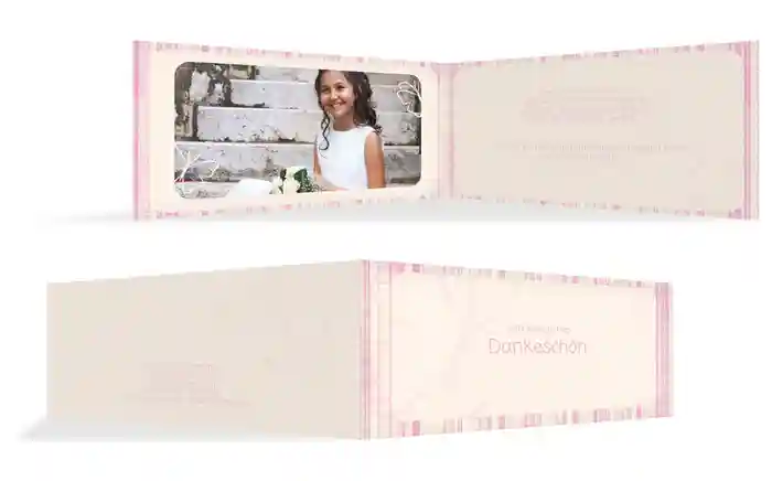 Dankeskarte Kommunion Butterfly 2