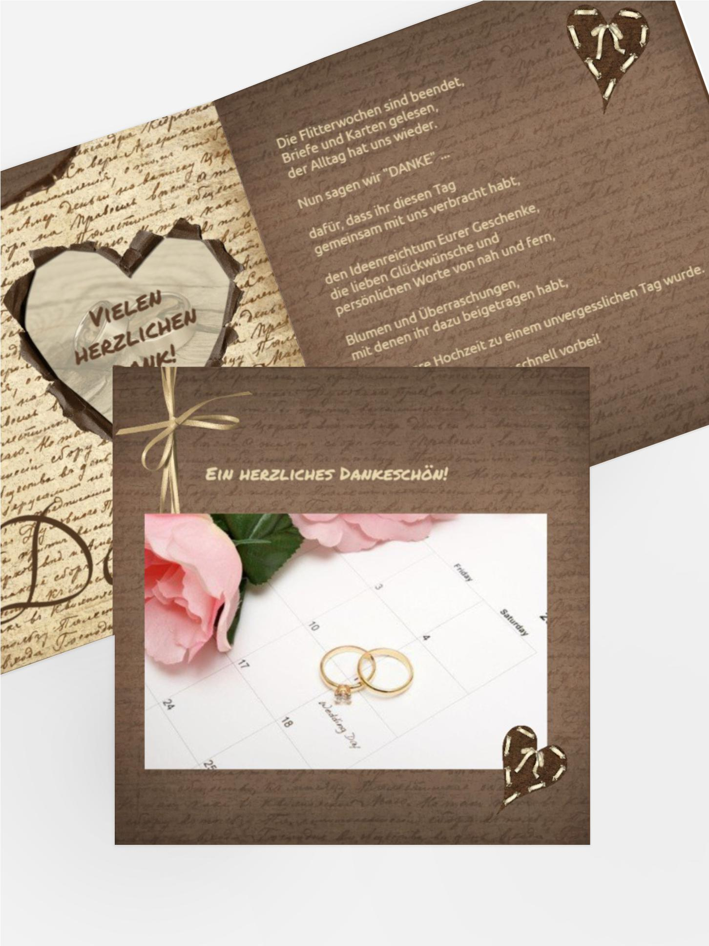 Dankeskarte Herzensgedicht