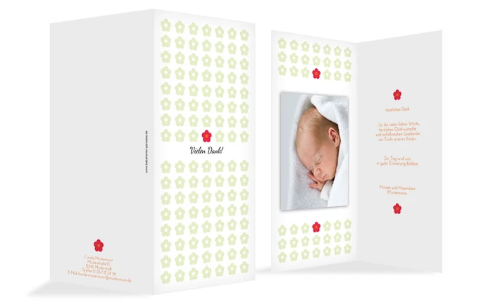 Taufe Danksagung Blumentapete Taufe Danksagung Blumentapete