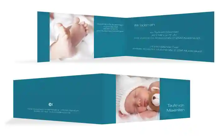 Einladung Taufe Circles