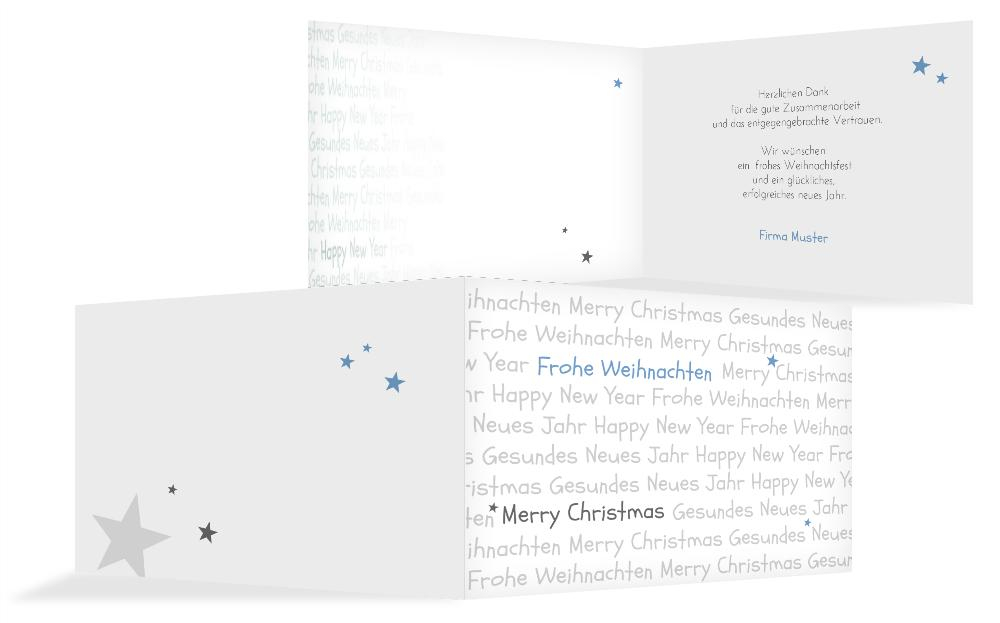 Weihnachts Grußkarte geschäftlich Schrift Weihnachts Grußkarte geschäftlich Schrift