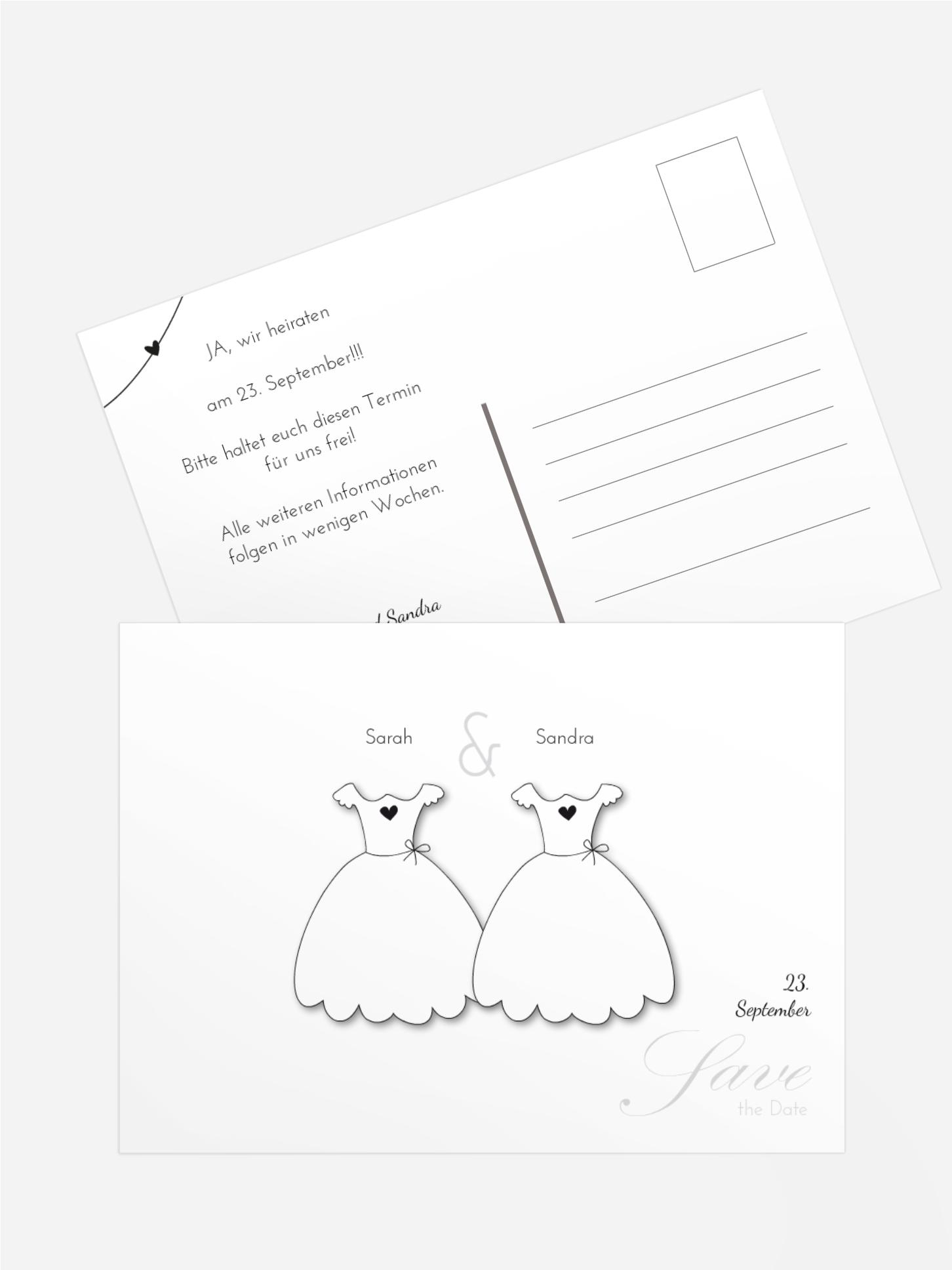 Save the Date dresses