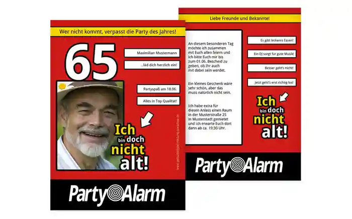 Geburtstagseinladung Ich bin doch nicht alt! Foto 65